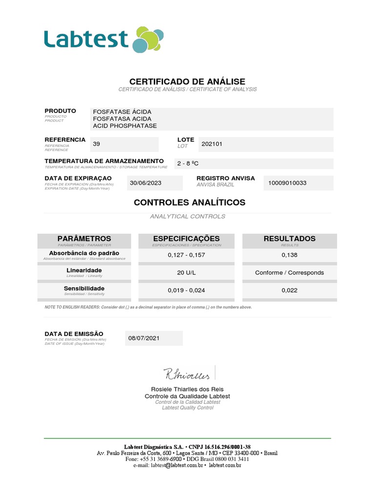 Fosfatasa Acida PDF Espectroscopia Técnicas científicas