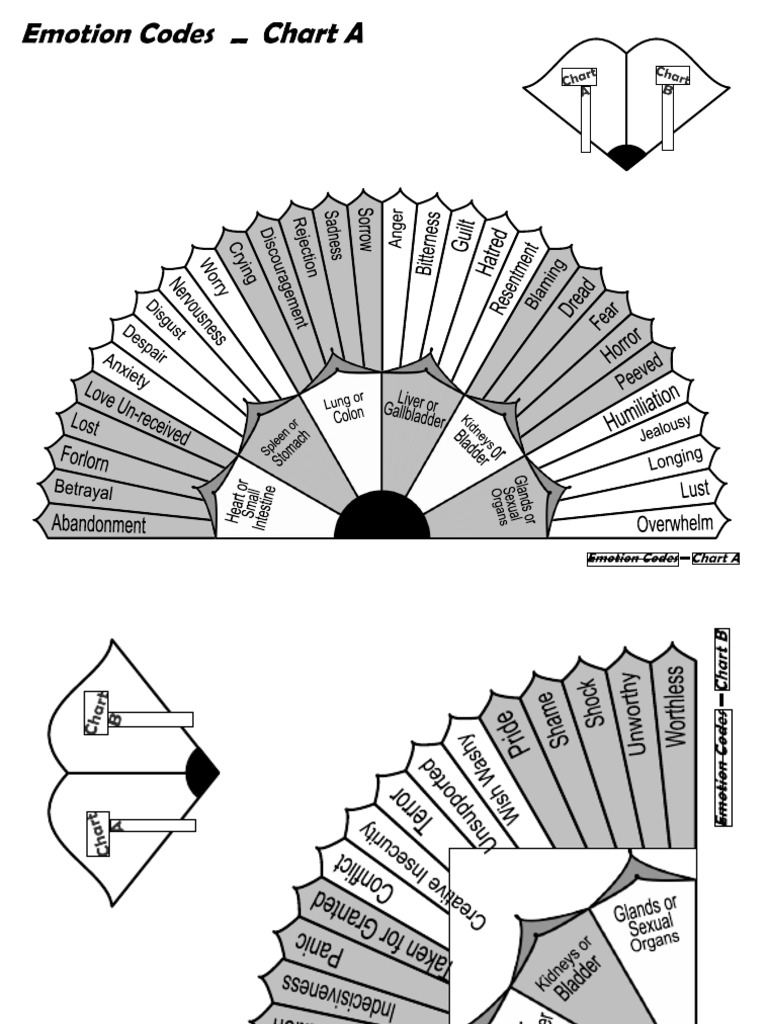 21 emotion code charts ingles pdf