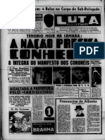 Jornal "Luta Democrática" - 18/02/1954 - O Manifesto Dos Coronéis
