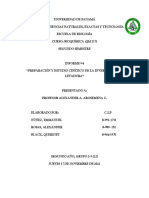 Informe #4 Bioquímica Lab. - 071646