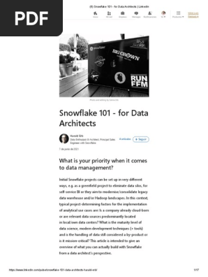 (6) Snowflake 101 - for Data Architects _ LinkedIn