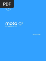 Motorola Moto g8 Power Lite Manual