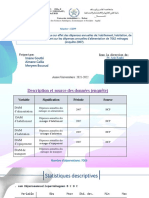 Analyse de Base de Données