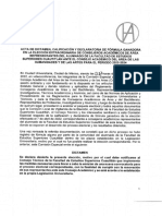 Acta de Dictamen - Comision Especial de Vigilancia de Las Elecciones Caahya