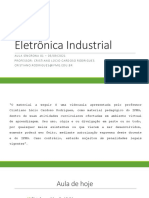 Eletrônica Industrial - Aula Síncrona 01 - Introdução Ao SCR