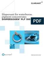 Clariant Brochure Dispersogen PLF 100 2020 EN