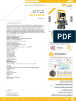 Estación Total Topcon GM-55 $6,500