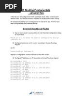 16 Routing Fundamentals Answer Key