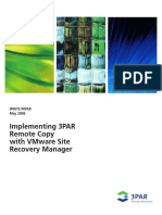 3PAR Remote Copy With VMware Site Recovery Manager
