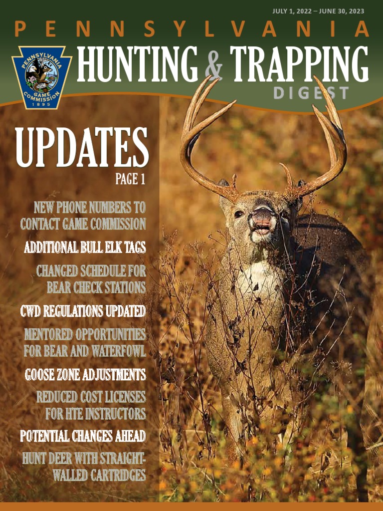 202223 PA Hunting Digest PDF Hunting Wildlife