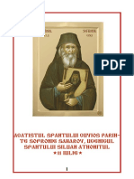 Acatistul Sfântului Cuvios Părinte Sofronie