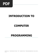 Computer System Programming