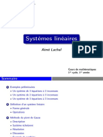 Chap11 Systemes Lineaires CM