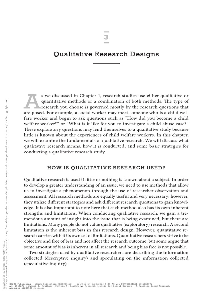 SamuelSFaulkner 2019 3QualitativeResearchD ResearchMethodsForSoc | PDF ...