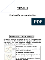 Producción de Metabolitos