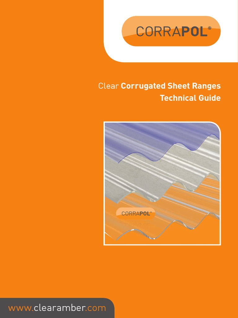 Corrapol Clear Corrugated Sheet Ranges Technical Guide | PDF | Strength ...
