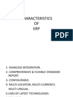 Characteristics of Erp