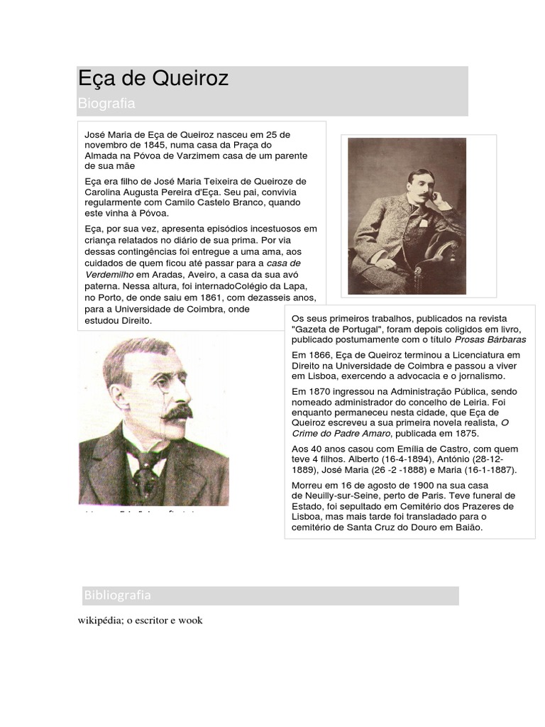 Eça de Queiroz | PDF