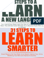 31 Steps To Learn A New Language Fun, Fast Easy Steps Learn Any New Foreign Language You Want. This Ultimate Guide Will... (Vang, Philip)