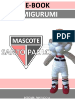 Mascote Santo Paulo Amigurumi Rony Rocha 1