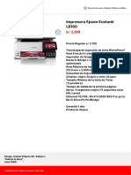 Id 741 IMPRESORA EPSON ECOTANK L8160 2299