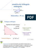 Abr20 - RAIZ Editora - 9ano - Trigonometria - Triangulo - Retangulo