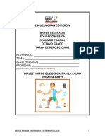 Malos Habitos - 8vo - Tarea #2