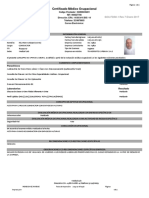 Certificado Médico Ocupacional: SOA-FDS0-1 Rev 7 Enero 2017