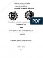 Universidad Nacional de Piura Facultad de Ciencias Escuela Profesional de Ciencias Biológicas