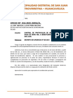 Oficio 016 - Control Sanitario Pago Bono 600