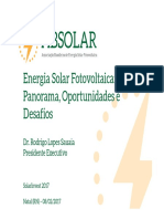 Apresentação ABSOLAR Energia Solar Fotovoltaica