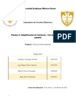 Práctica 2 - Simplificación de Resistores - Circuitos en Serie y Paralelo