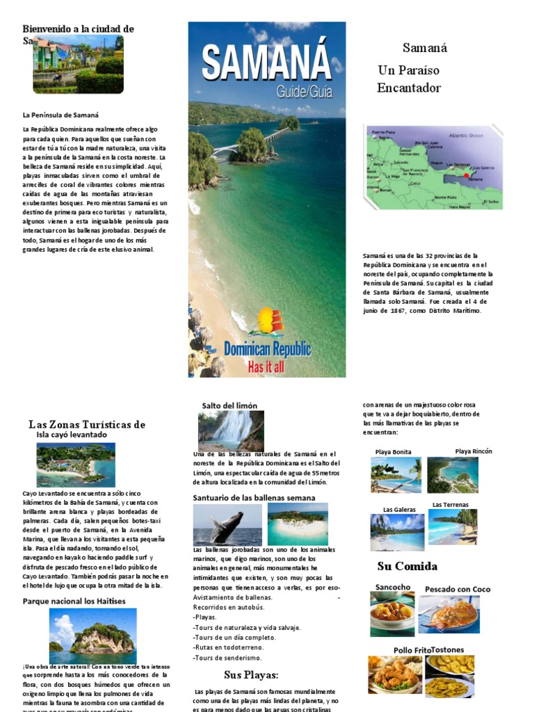 Guía turística de Samaná, RD | PDF