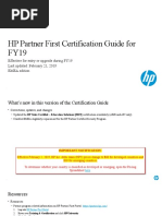 2019-02-21 HP Partner First FY19 Certification Guide (EMEA)