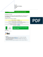 Aviso de Transferencia de Fondos