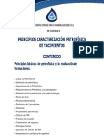 Taller Principios Carac. Petrof Yacimientos I