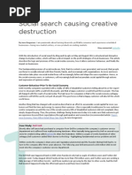Social Search Causing Creative Destruction by Jens Gregersen