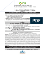 Fundep Gestao de Concursos 2018 Inb Tecnico em Automacao Industrial Prova