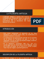 Filosofía Antigua