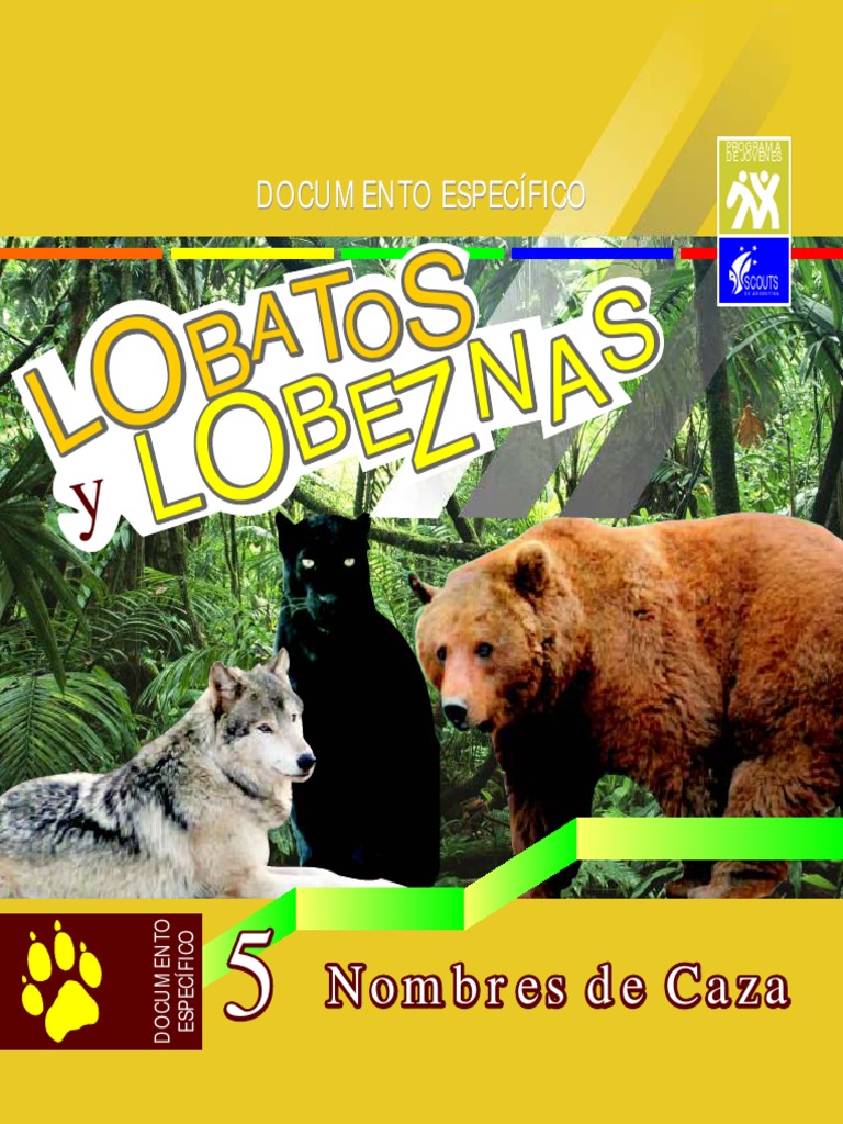 Cartilla Nombres de Caza PDF