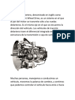 Cómo funciona la transmisión de un vehículo de tracción delantera