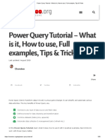Power Query Tutorial - What Is It, How To Use, Full Examples, Tips & Tricks