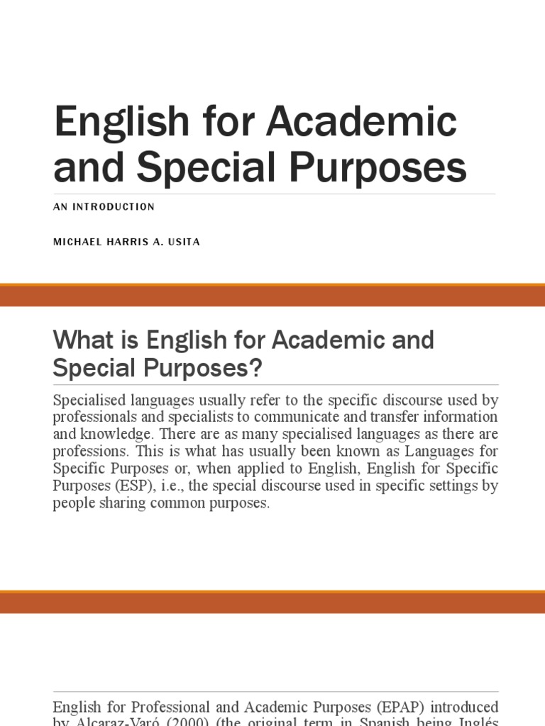 English for Academic and Professional Purposes | PDF | Essays | English ...