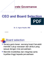 Cg-Ceo and Board Selection