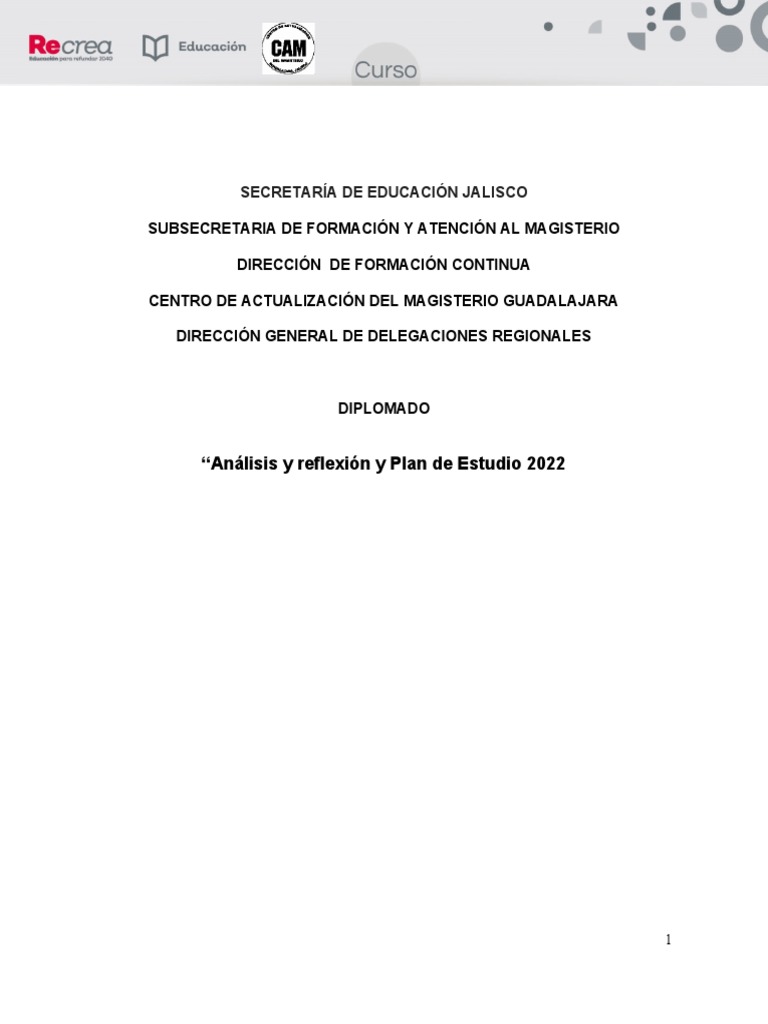 Análisis de la estructura curricular y los principios pedagógicos del ...