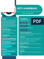 Siti Habibah: Fresh Graduate