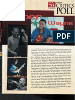 Wayne Shorter DownBeat Article August 2003 'Hall of Fame'