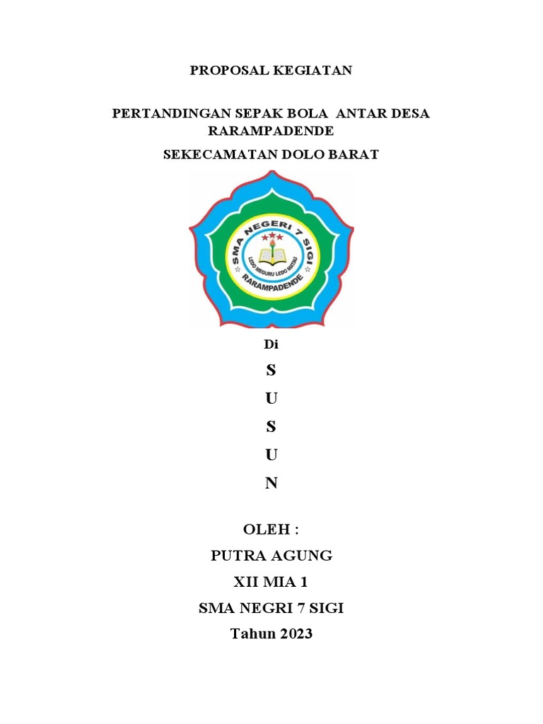 Proposal Kegiatan Putra Pdf