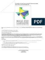 Programação Provisória Brasa