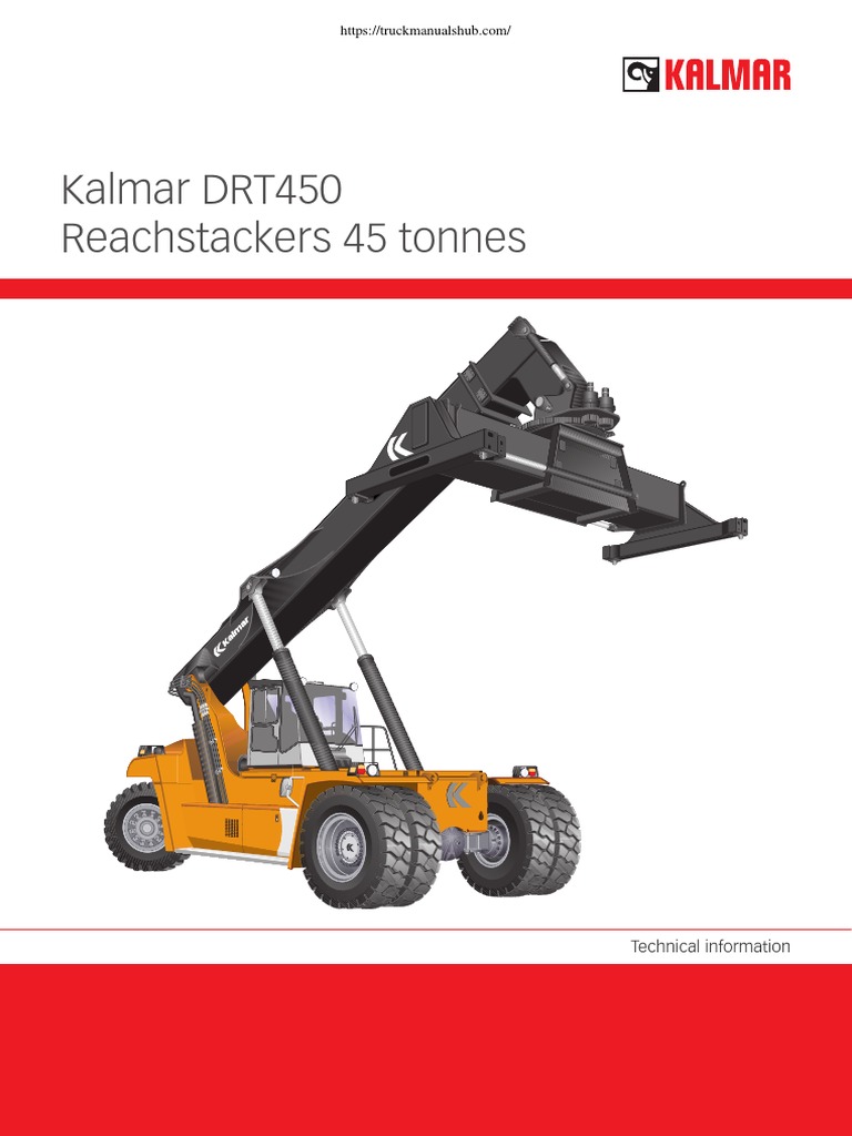Kalmar DRT450 Reach Stacker Overview | PDF | Bearing (Mechanical ...